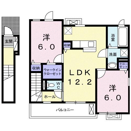 ラッコルタ（201） 間取り図画像