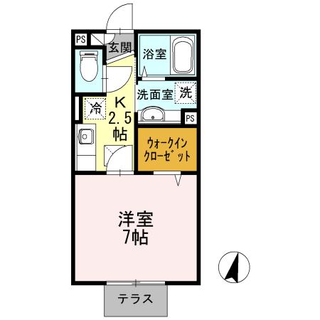 リベラ湘南（103） 間取り図画像