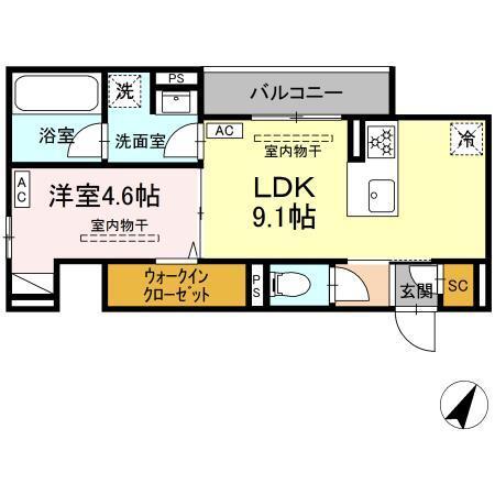 テムズフィオーレ（305） 間取り図画像