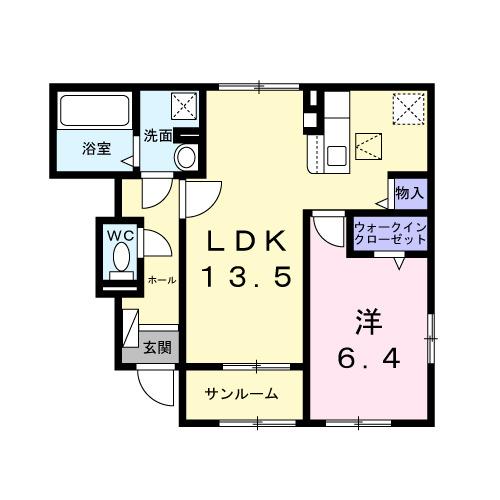 ピクレア（102） 間取り図画像