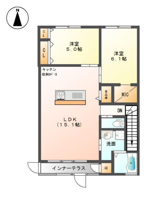 パルジェ（ＰＡＬＧＥ） 間取り図画像
