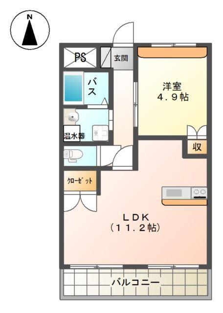 レフィナードＮ．Ｋ 間取り図画像