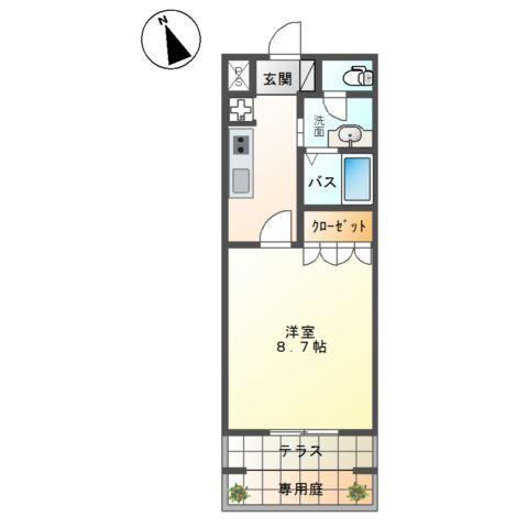Ｂｌｕｅ　Ｍｏｏｎ 間取り図画像