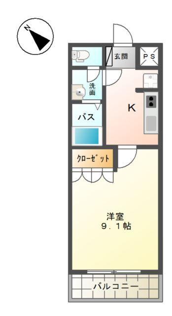 エスポアール 間取り図画像