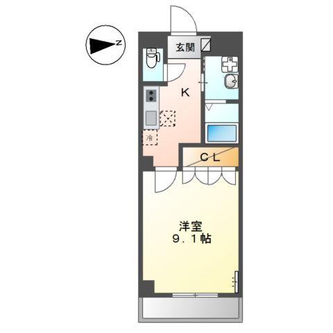 パラシオン平塚 間取り図画像