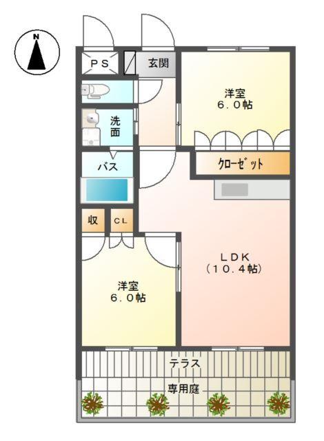 グランド・ソレイユ 間取り図画像