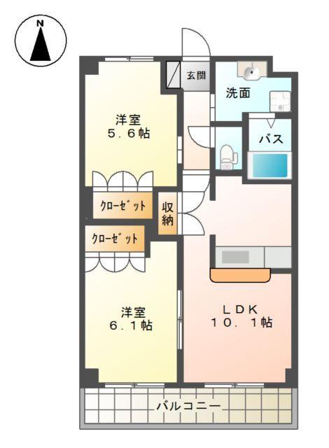 プラザ・シフォレⅠ 間取り図画像