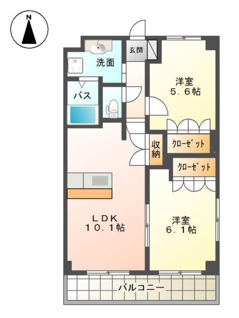 プラザ・シフォレⅡ 間取り図画像