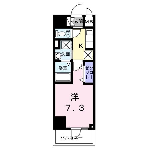 スアヴィス平塚八千代（1005） 間取り図画像