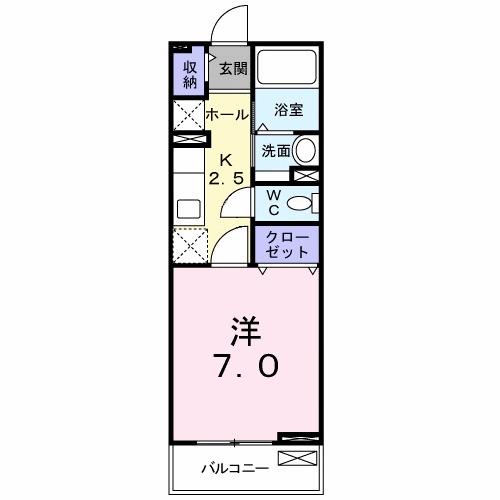 クラング　フォリア（205） 間取り図画像