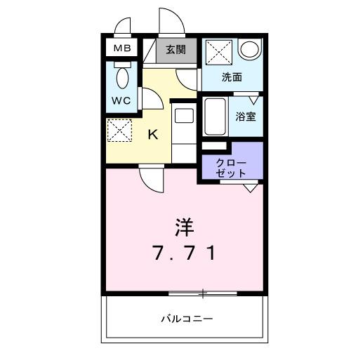 さくらテラス（206） 間取り図画像