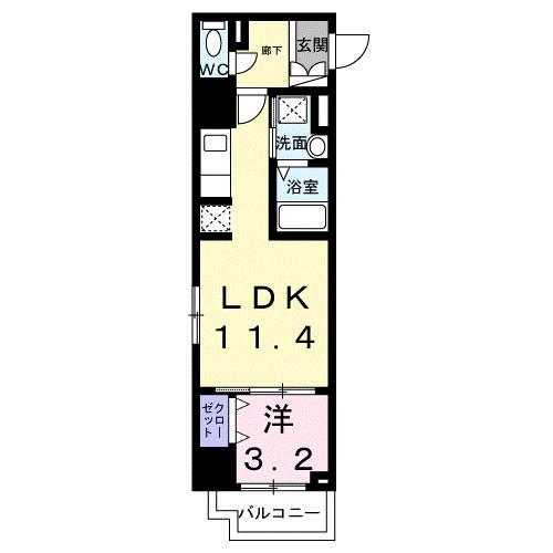 スアヴィス平塚八千代（717） 間取り図画像