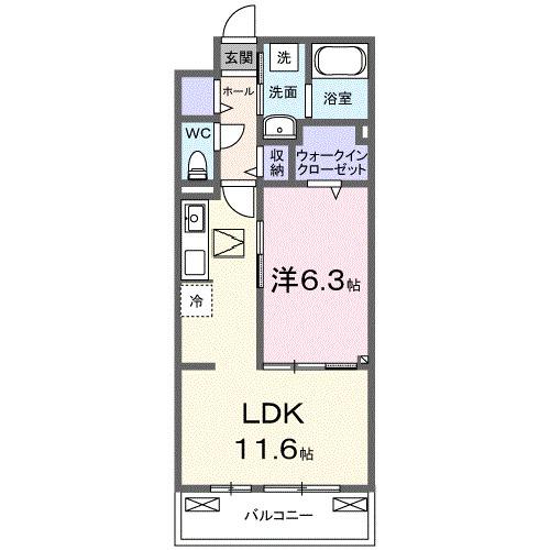 フロレスタ湘南　Ⅲ（102） 間取り図画像