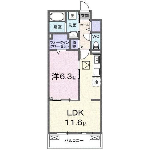フロレスタ湘南　Ⅲ（103） 間取り図画像
