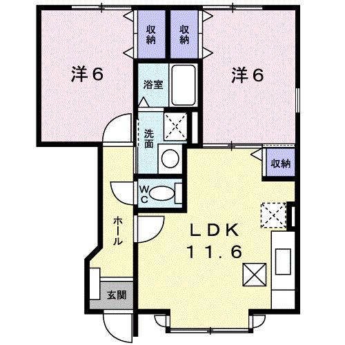 ドエル湘南Ａ（104） 間取り図画像