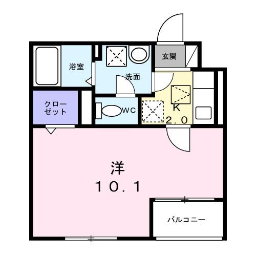 ヴァーグ・ブランシュ（202） 間取り図画像