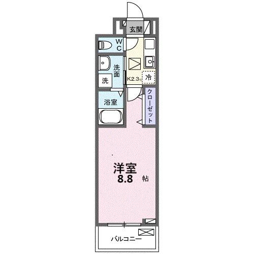 ラ・トゥール湘南Ⅱ（102） 間取り図画像