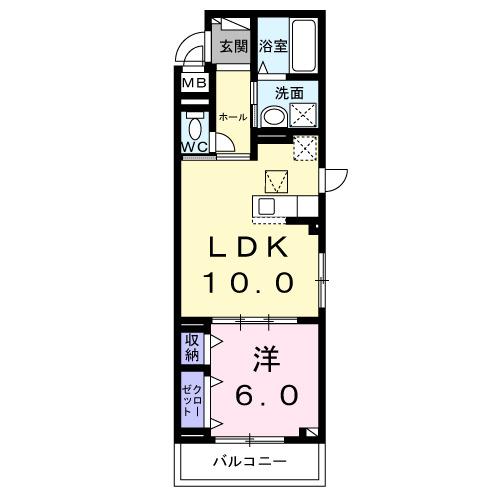ラ・トゥール湘南Ⅱ（201） 間取り図画像