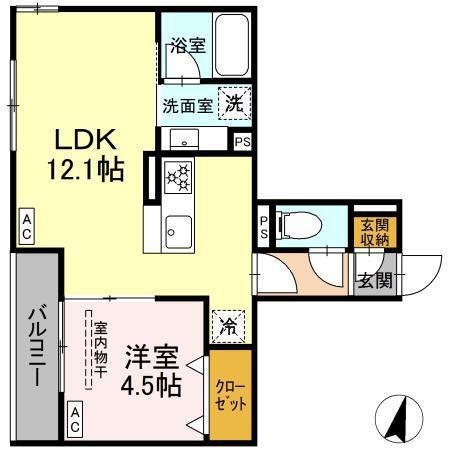 アルベート湘南台（202） 間取り図画像