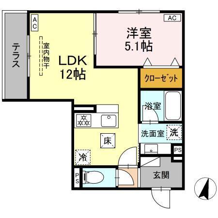 アルベート湘南台（103） 間取り図画像