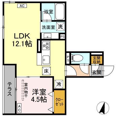 アルベート湘南台（102） 間取り図画像
