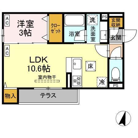 アルベート湘南台（101） 間取り図画像