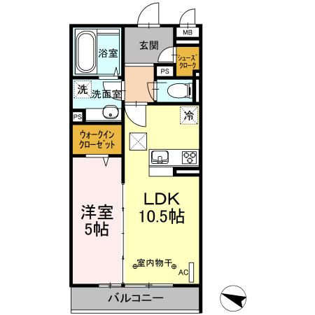 リヴェール湘南（102） 間取り図画像