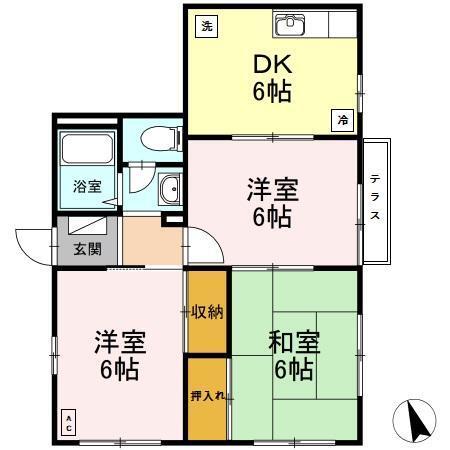 カトルヤマジュ（101） 間取り図画像