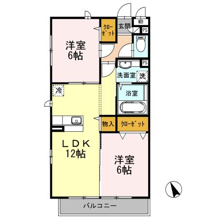 グランドソレイユ（307） 間取り図画像