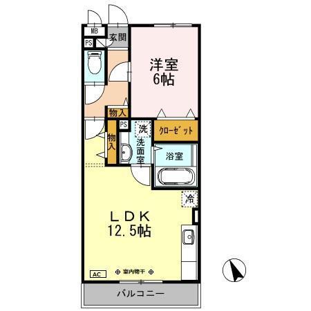 グランドソレイユ（303） 間取り図画像