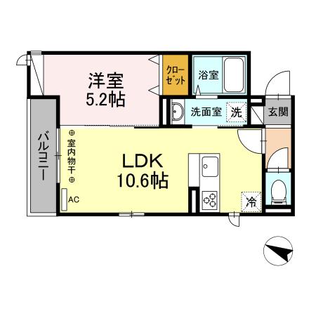 Ｔ−ハウスnk（301） 間取り図画像