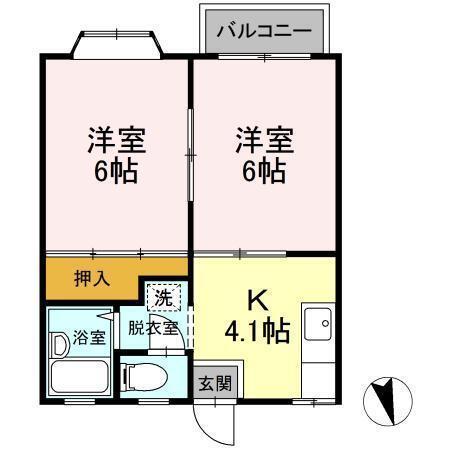 TAP滝本ハイツ（101） 間取り図画像