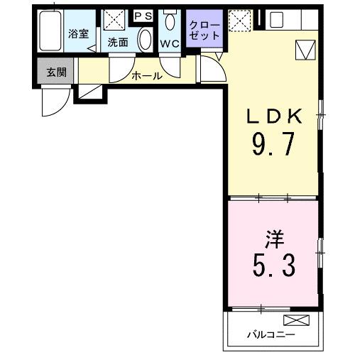 ハレクラニ（104） 間取り図画像