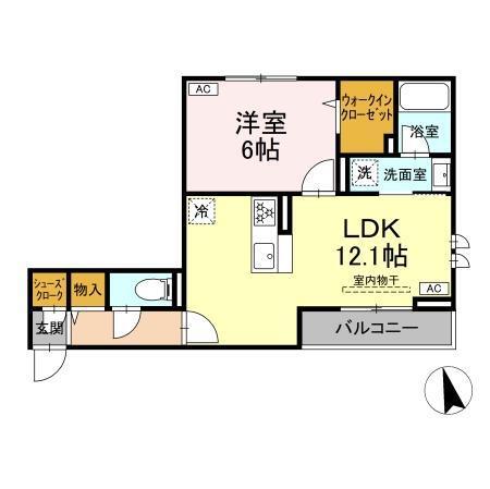 レジデンス　オークリーフ（205） 間取り図画像
