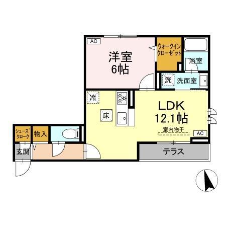 レジデンス　オークリーフ（105） 間取り図画像