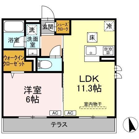 レジデンス　オークリーフ（101） 間取り図画像