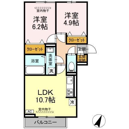 セン・ラークヒルズ（203） 間取り図画像
