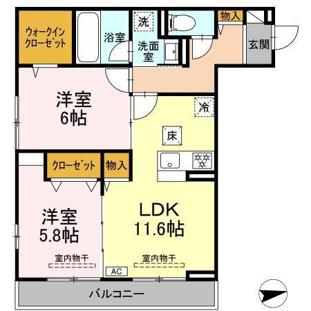 プランドール湘南（103） 間取り図画像