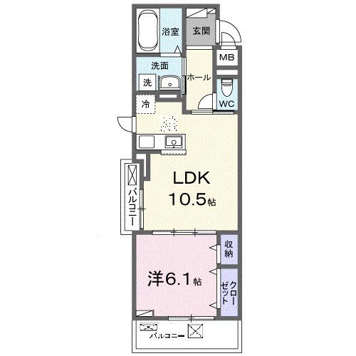 オリナ（203） 間取り図画像