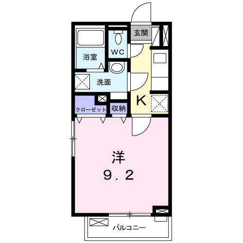 アグリーアブルⅦ（203） 間取り図画像