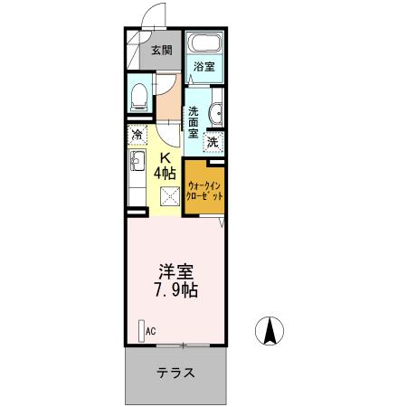ＬＵＡＮＡ湘南（102） 間取り図画像