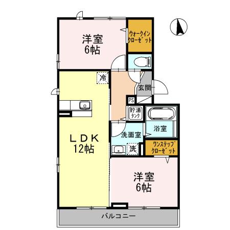 パストラル湘南（202） 間取り図画像