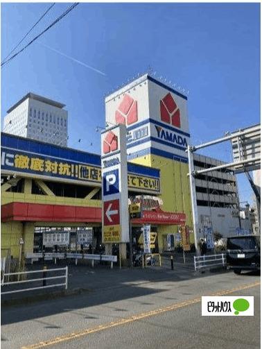 ヤマダデンキテックランド海老名店：168m