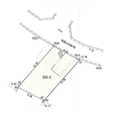 住宅用地相模原市中央区上矢部 区画図