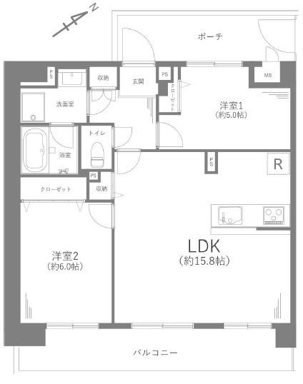 コスモ東戸塚リブレ（104） 間取り図画像