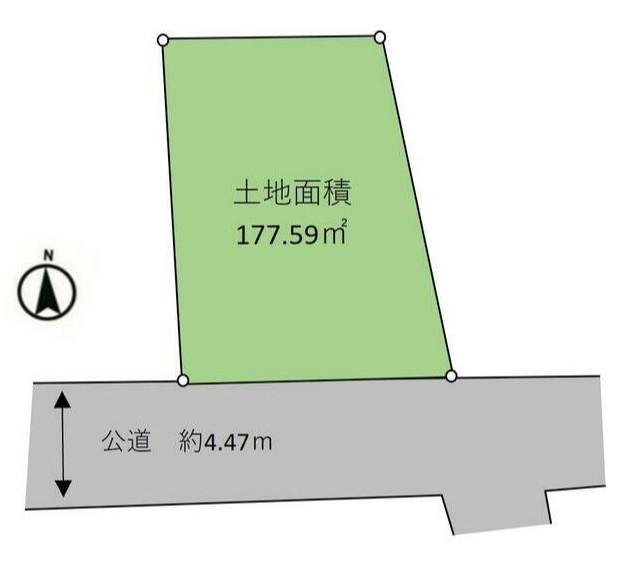 住宅用地　寺尾北４丁目 区画図