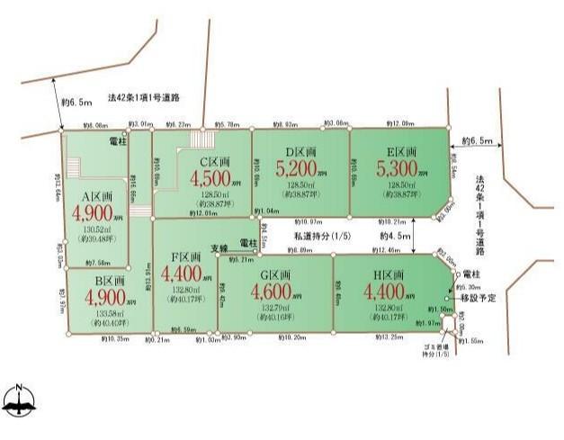 住宅用地Ｆ　すみよし台 区画図