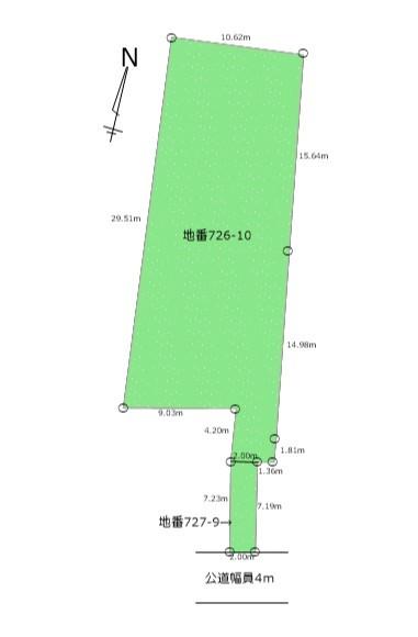 住宅用地/-小田原市酒匂５丁目 区画図