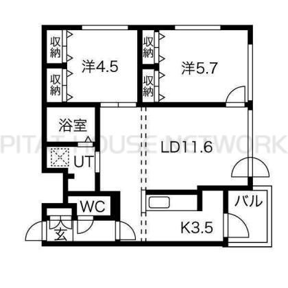 間取り図写真