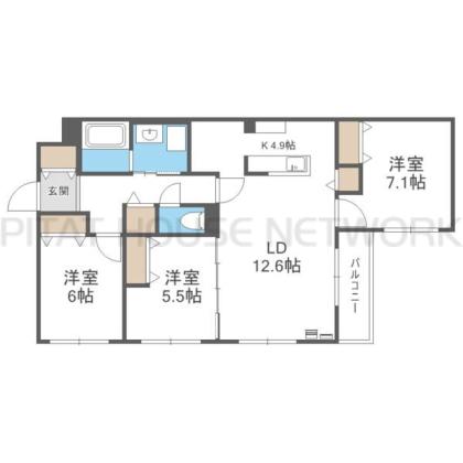  間取り図写真